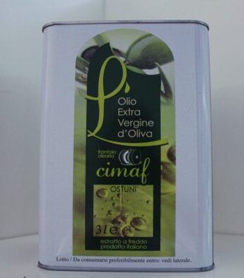 Olio extravergine coratina Lattina 3 Lt